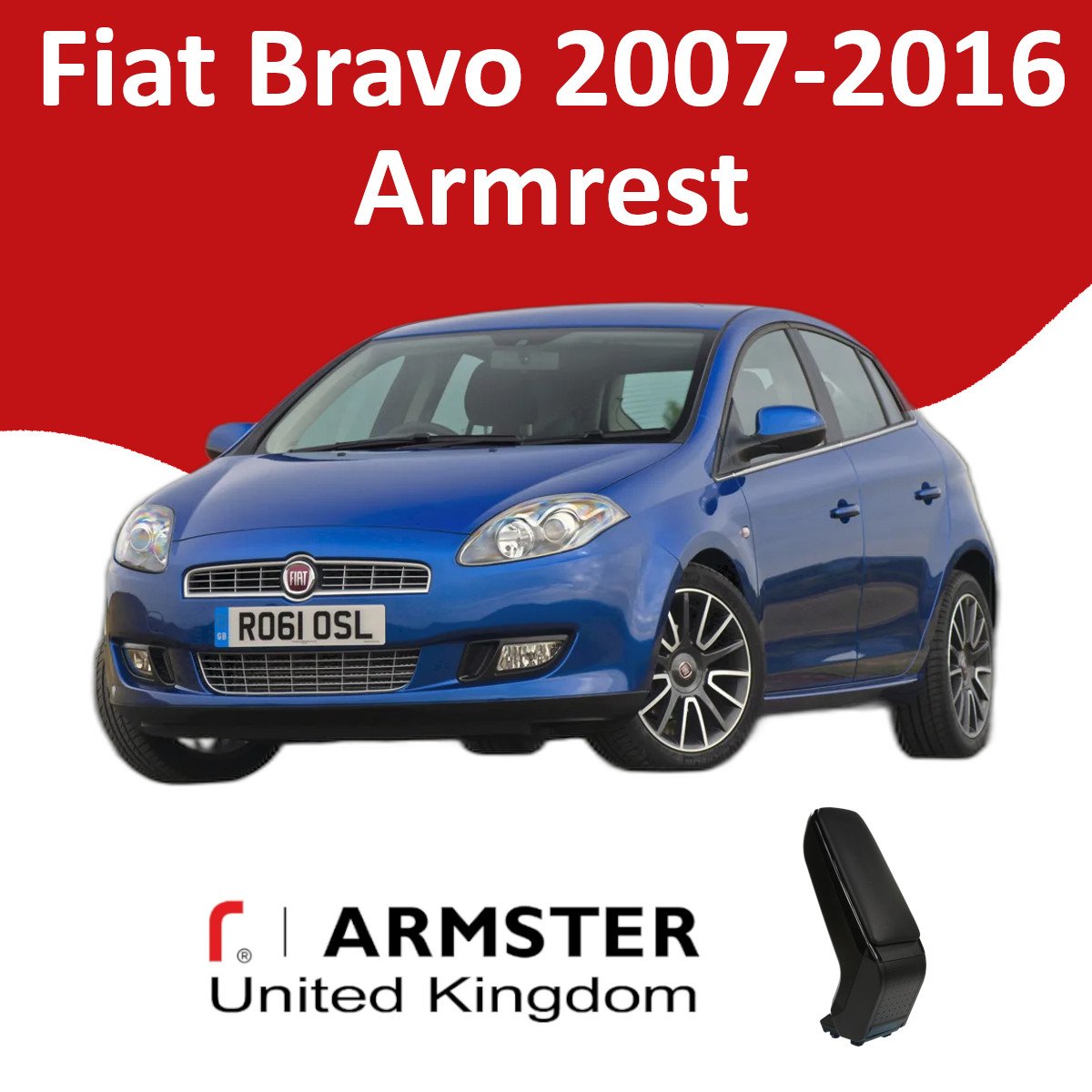 fiat bravo armrest 2007-2016