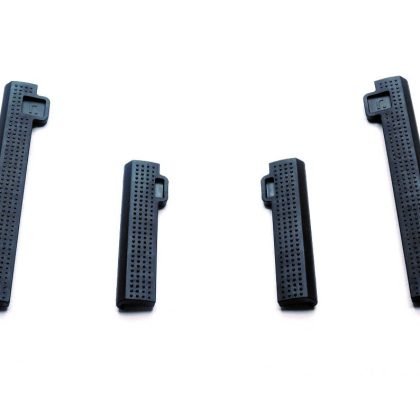 Set of 4 Door Edge Protector / Guards - Rati Door Protector– Black