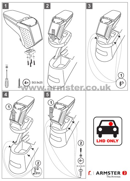 Kia Soul Armster Armrest