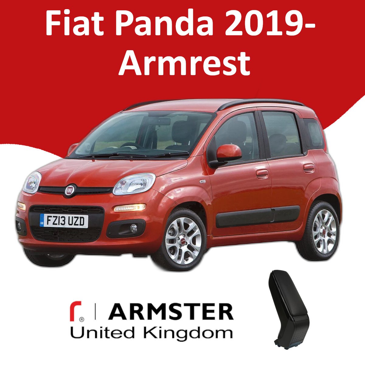 fiat panda armrest 2019