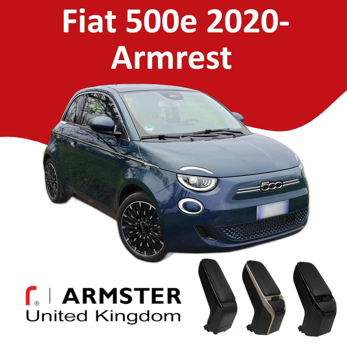 fiat 500e armrest